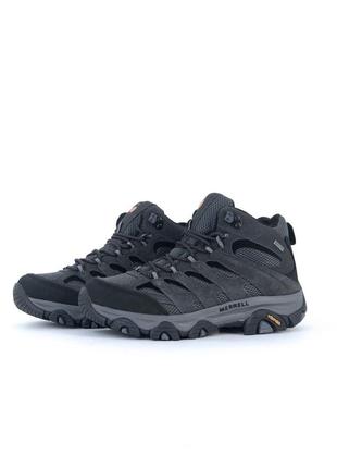 Мужские кроссовки merrell outmost ventilator mid gore-tex grey