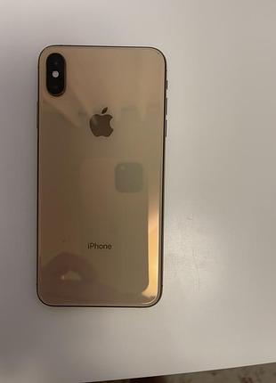 Смартфон apple iphone xs max gold