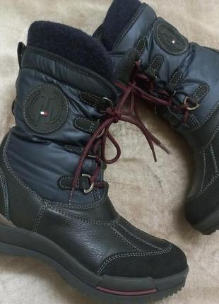 Сапоги.ботинки осень-зима дев.38-37р.tommy hilfiger румыния