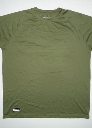 Футболка тактична under armour tactical tech olive олива оригінал (l)