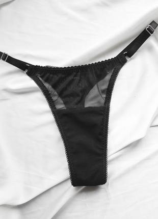 Набор трусиков total black, 5 шт
