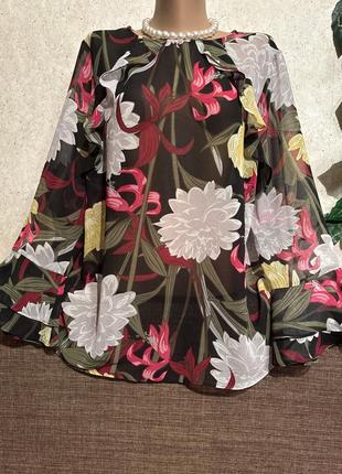 Нарядная блуза. яркая блуза