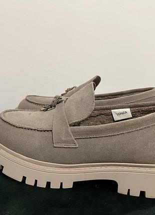 Лоферы зимние lonza