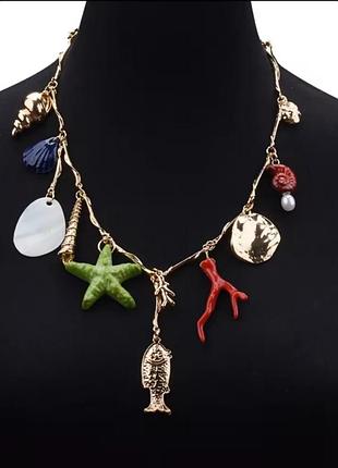 Колье с подвесками