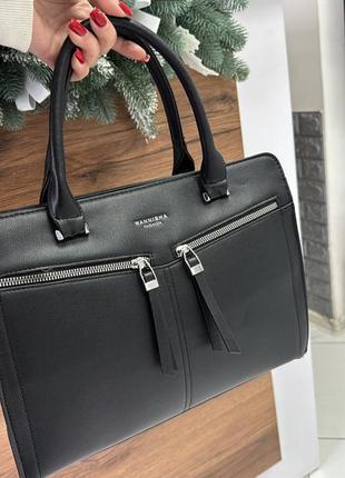 Сумка большая черная женская