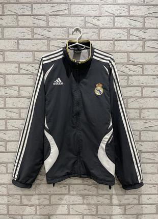 Куртка ветровка футбольная adidas real madrid