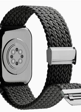 Нейлоновий ремінець для apple watch 38/40/41 мм (чорний)