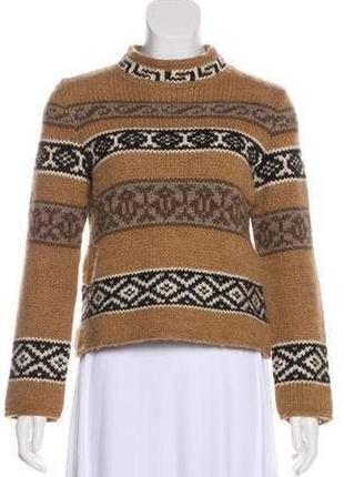 Свитер-пуловер от max mara weekend из смесовой шерсти.