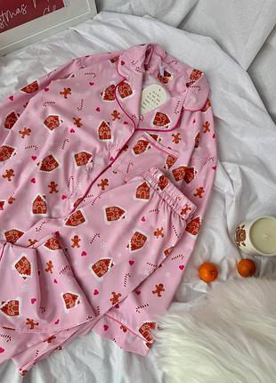 Идеальная пижамка для атмосферных зимних вечеров 🍨, отличный новогодний подарок 🎄💖пижама домашний костюм