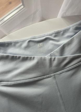 Блакитні спортивні лосини h&m sport2 фото