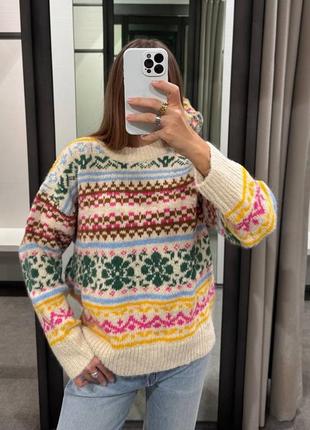 Трикотажний светр zara
