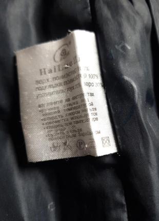 Пуховик,hailuozi,фабричный,фирменный, приталенный, l,xl-46-48p.