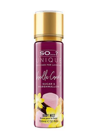 Спрей для тела so...? unique vanilla candy body mist