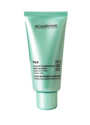 Увлажняющий матирующий флюид pure hydrating matifying fluid academie