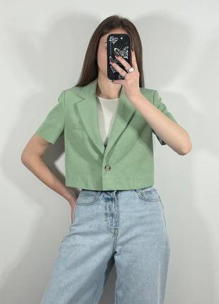 Укороченный пиджак/жакет от zara