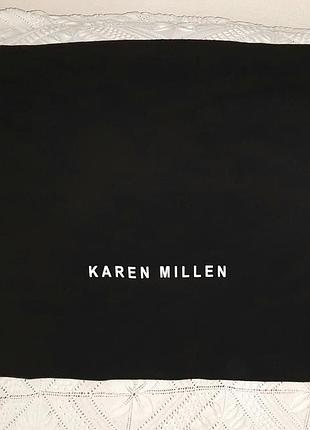 Пыльник karen millen 53x63 см большой мешочек сумка торба чёрная