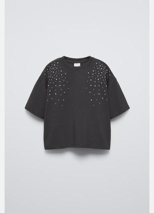 Новая трендовая футболка в камешке 🤍
