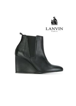 Lanvin ботильоны натуральная кожа оригинал