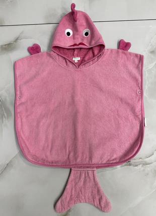 Полотенце пончо, детское полотенце