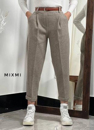 Теплые шерстяные брюки 2