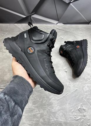 Зимние мужские ботинки sprint timberland black (мех) 41-44-45