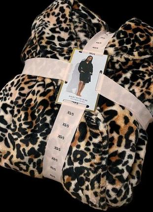 Халат флисовый лео тигровый принт оригинал виктория сикрет victoria secret
