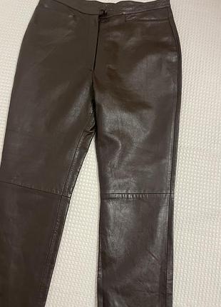 Брюки кожа