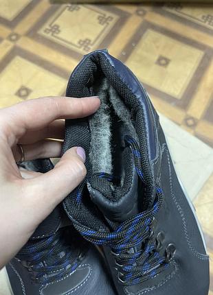 Чоловічі зимові шкіряні черевики