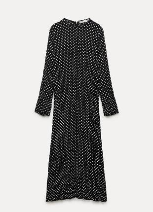 Сукня у горошок zw collection zara