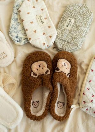 Домашние тапочки мешки🧸 тапки для дому