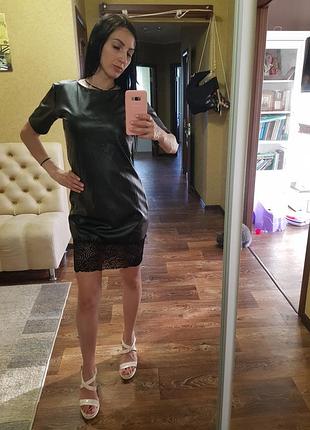 Шкіряна сукня s m