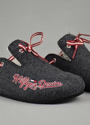 Tommy hilfiger домашнє взуття шльопанці тапочки жіночі утеплені. оригінал. 39 р./25 см.