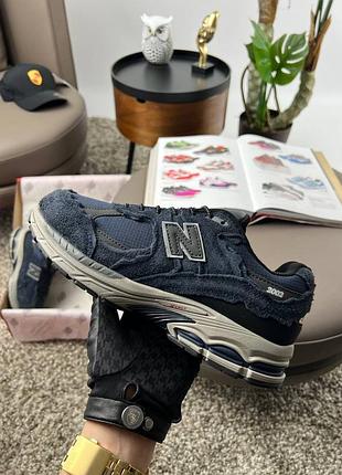 Мужские кроссовки new balance 2002r gore-tex navy