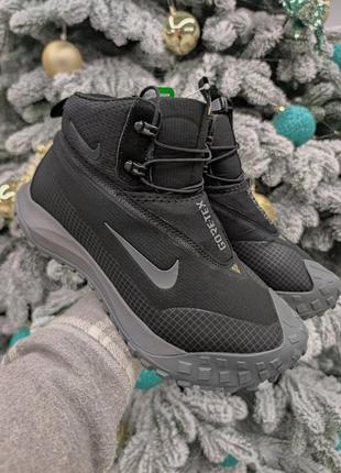 Кросы кросовки кроссовки кроси кросівки nike acg mountain fly gore-tex fur black/grey
наймейс ацг гор текс на гор тексе зимние зимние
