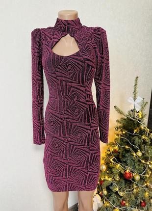 Міні-сукня с довгим рукавом nasty gal