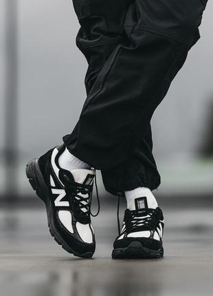 Кроссовки New Balance Football Granatowe dzianinowe joggersy o dopasowanym kroju z logo4 фото