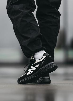 Кроссовки New Balance Football Granatowe dzianinowe joggersy o dopasowanym kroju z logo5 фото