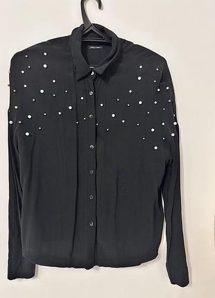 Рубашка черная reserved