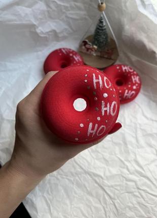 Бомбочка для ванни пончик но-но-но. новорічна бомбочка для ванни. бомбочка для ванни