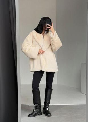 Шуба шубка мех кролика отличное качество🔥🥰