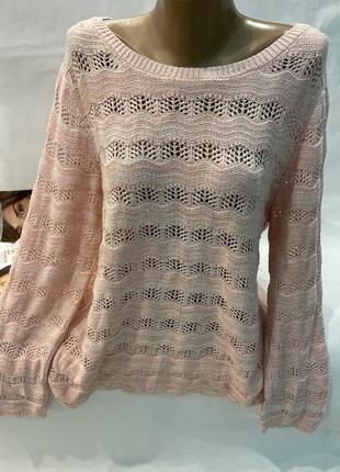 Нежный свитер ажур