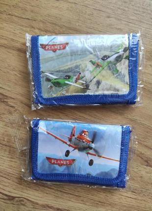 Дитячі гаманці набір для хлопчика літаки дасті planes disney, є різні малюнки
