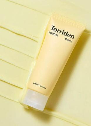 Зволожуючий крем для обличчя з церамідами - torriden solid-in ceramide cream 70ml