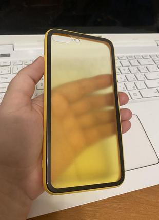 Чохол на iphone 7 plus /8 plus (айфон 7+/8+) жовтий