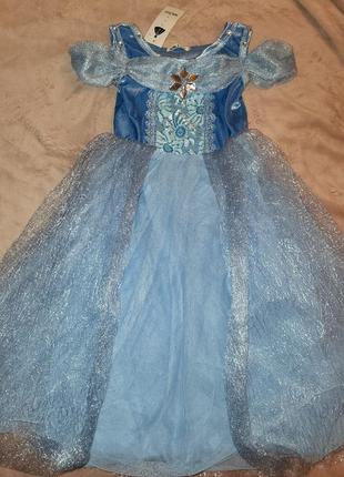 Платье зима, снежная королева 7-8 лет