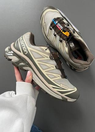 Кроссовки Calças Salomon Outrack bege