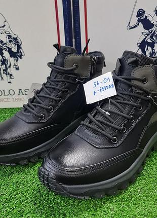 Зимние мужские ботинки кожа на змейке stilli оригинал 41-45р kv6353