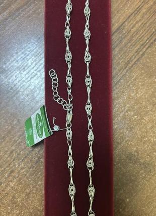 Серебряная цепочка орех 925 пробы