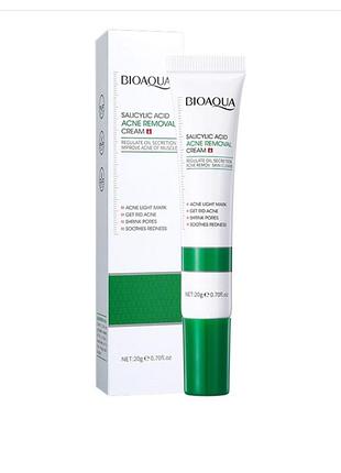 Корректирующий крем от прыщей bioaqua acne removal, 20 г