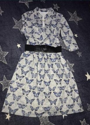 Платье в бабочки